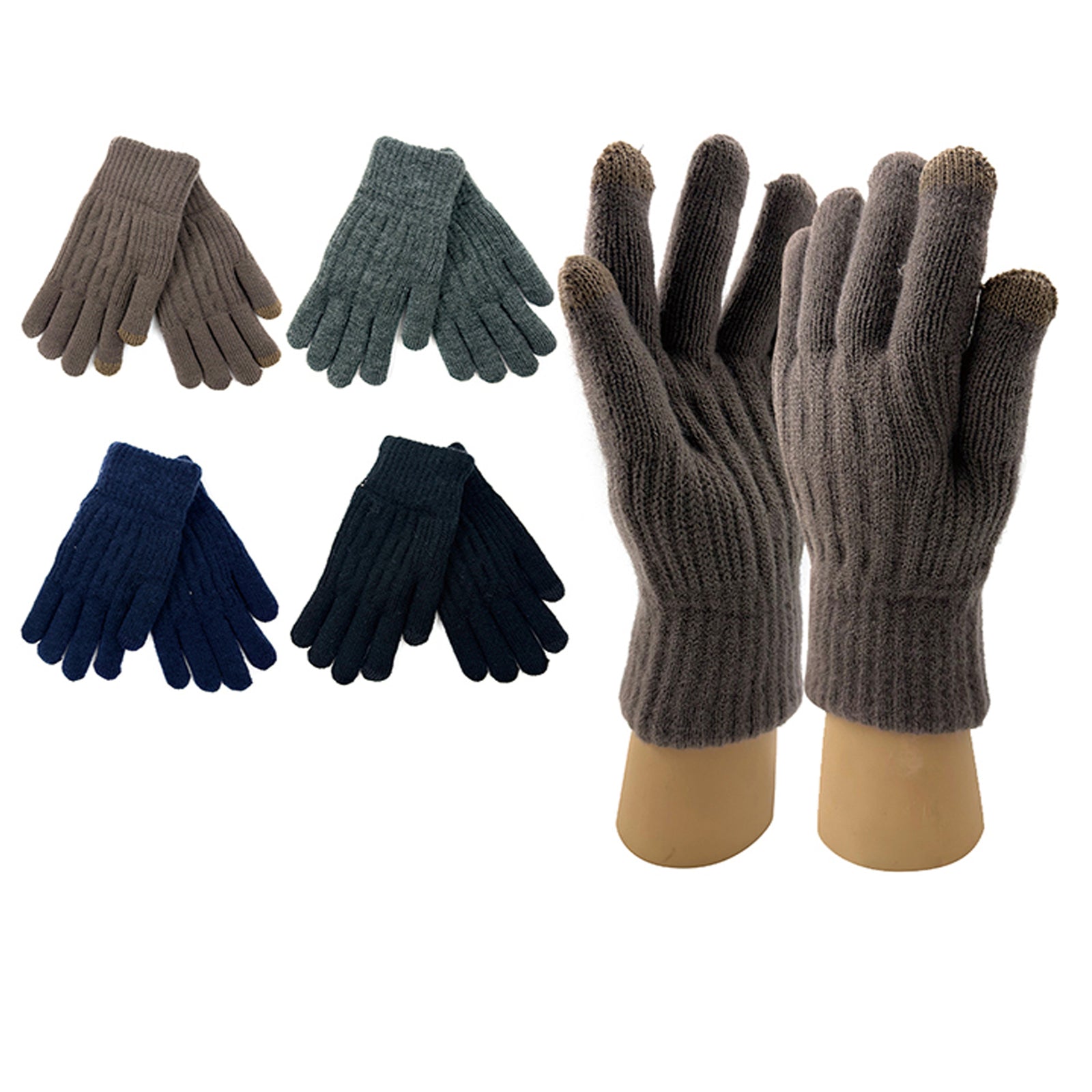 Wholesale Clothing Accessories Men's Touch Glove Fleece Gloves NH234