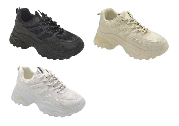 Wholesale Women's Sneakers Lace Up Trendy Comfortable Women's Shoes Gianna NG26