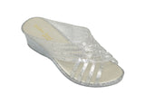 Wholesale Women's Sandals Girls Wedge Glitter Strap Mix Kira NG2X