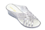 Wholesale Women's Sandals Girls Wedge Glitter Strap Mix Kira NG2X