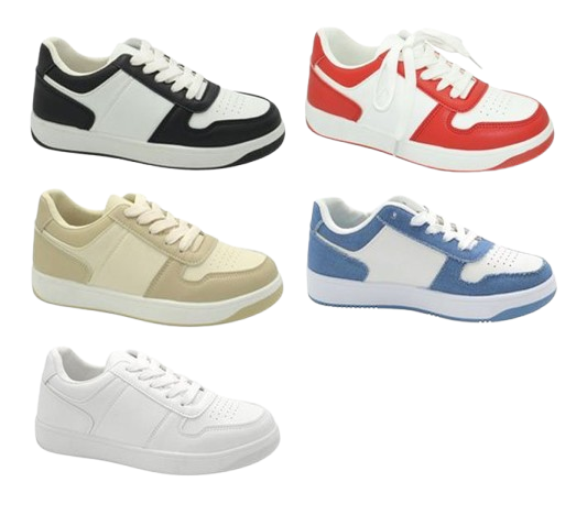Wholesale Women's Sneakers Lace Up Trendy Comfortable Women's Shoes Alina NG29