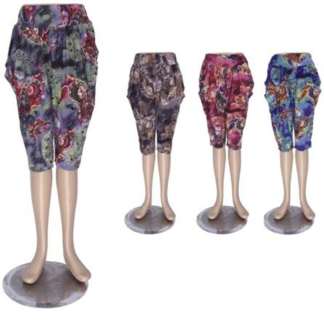 Wholesale Women's Clothing Assorted Accessories Garments Summer Capris M,L,XL,XXL Ainsley NQK9