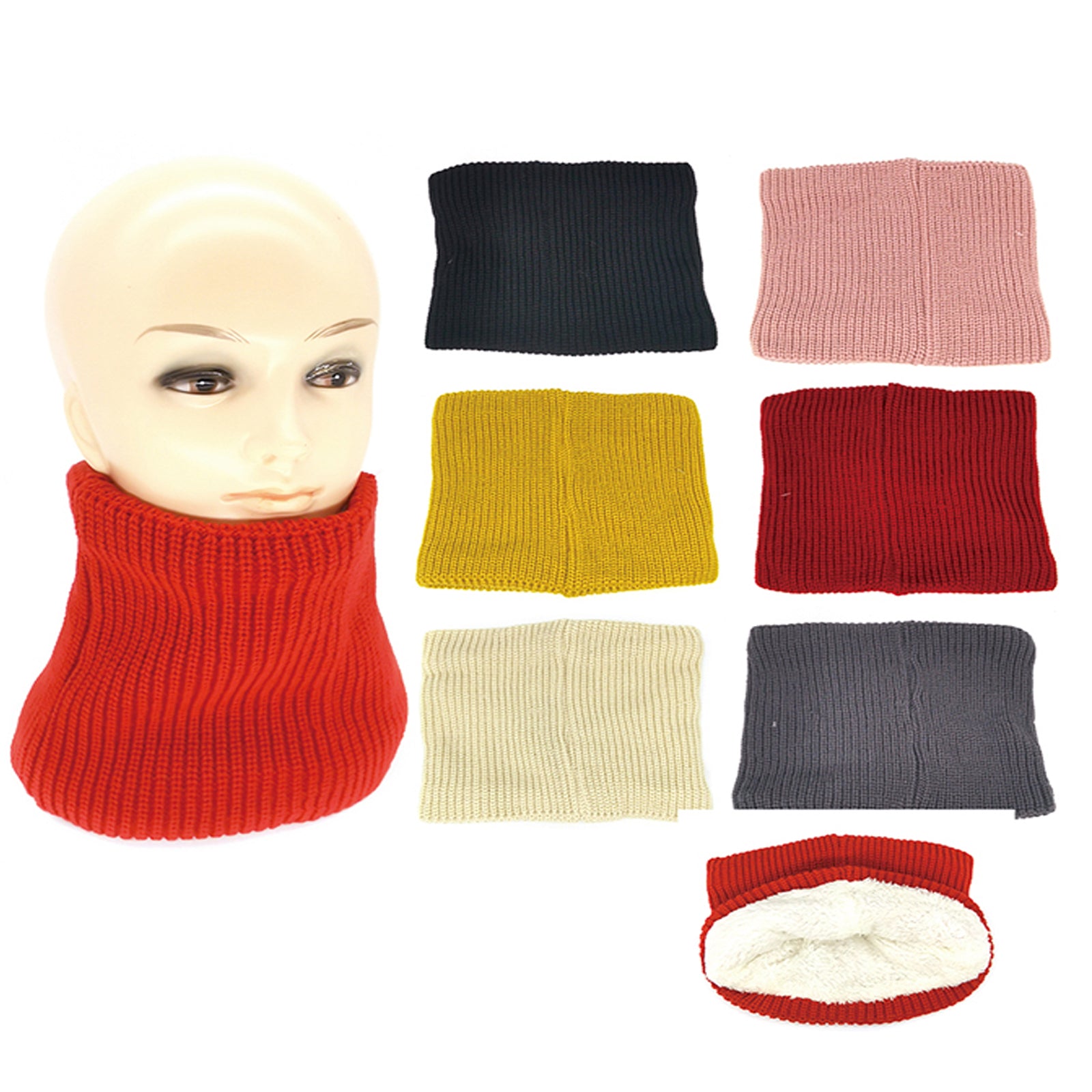 Wholesale Clothing Accessories Neck Warmer Knitted Scarf NH244