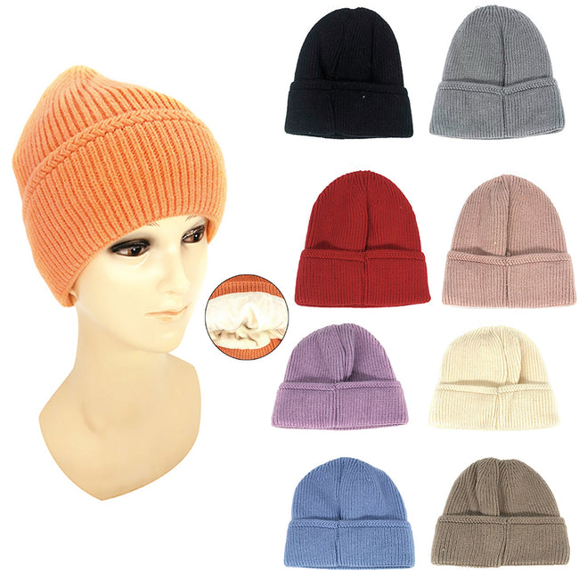 Wholesale Clothing Accessories Women's Monochrome Fish Scale Needle Winter Hat NH258