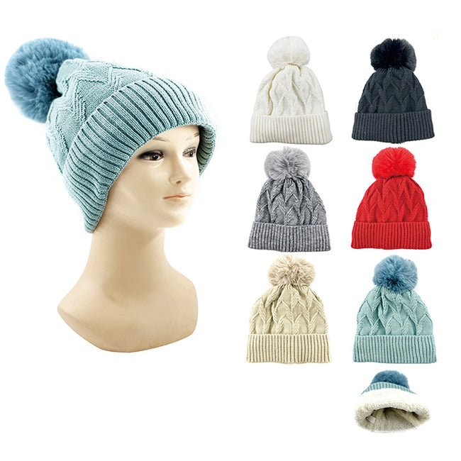 Wholesale Clothing Accessories Women's Y-Shaped Winter Hat NH224