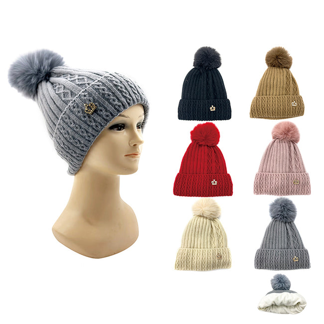Wholesale Clothing Accessories Velvet 8-Character Men's Winter Hat NH243