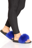 Wholesale Women's Soft Slip-On Fur Slippers Mia NGD5