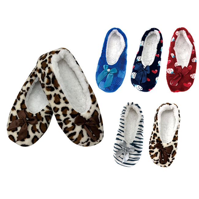 Wholesale Women's Shoes Room Printed Floor Winter Accessory NH228