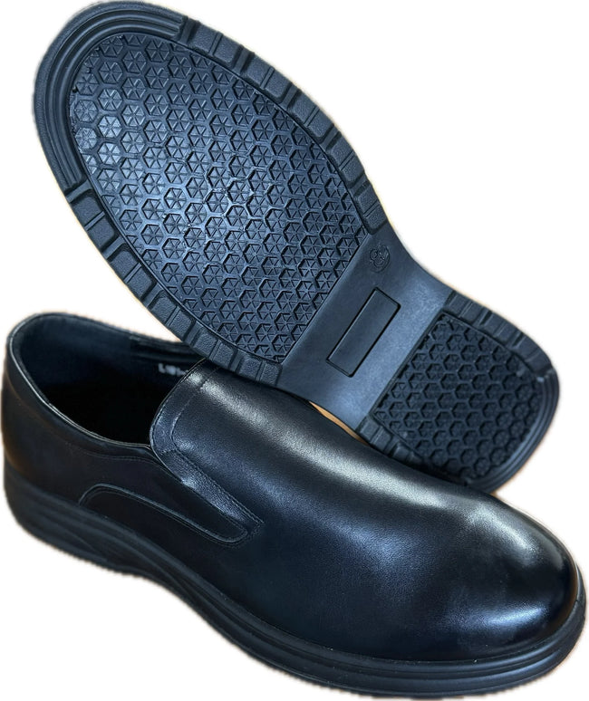 Wholesale Unisex Slip Resistant Work Leather Shoes NE28