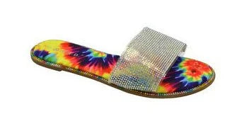 Wholesale Women's Trendy Sandals Flat Embellished Abigail NGG7