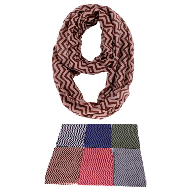 Wholesale Clothing Accessories Infinity Scarf Geometric Print NQ72