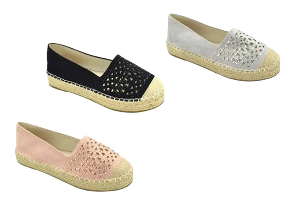 Wholesale Women's Feminine Style Shoes Slip On Flat Grace NG35