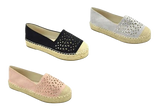 Wholesale Women's Feminine Style Shoes Slip On Flat Grace NG35