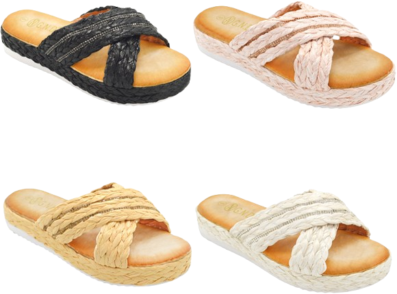 Wholesale Women's Classic Style Sandals Flat Olivia NG39