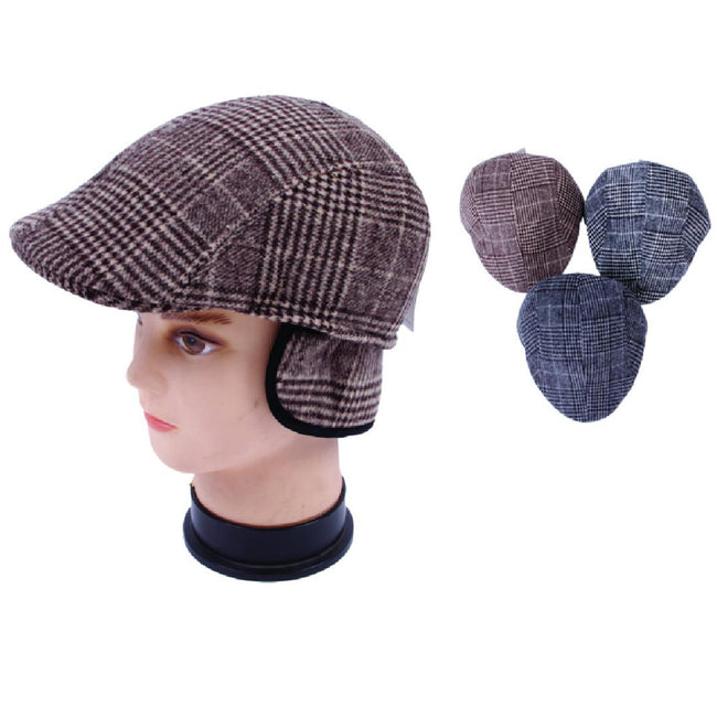 Wholesale Clothing Accessories Flannel Earflap Hat Assorted NQ870