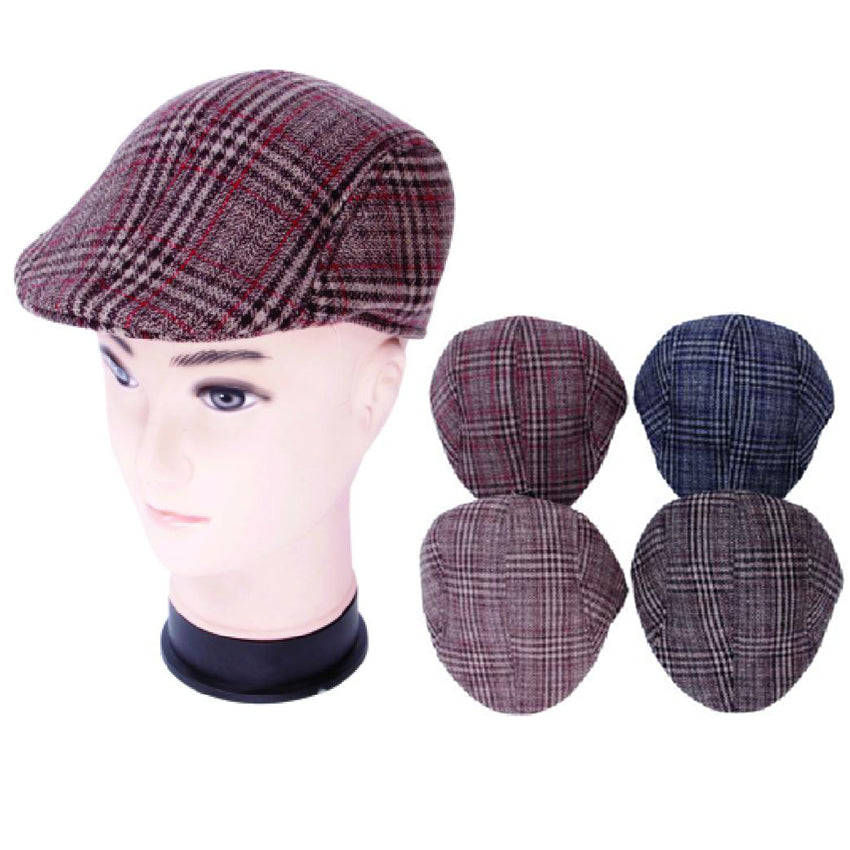 Wholesale Clothing Accessories Checkered Ear Flap Hat Assorted NQ83