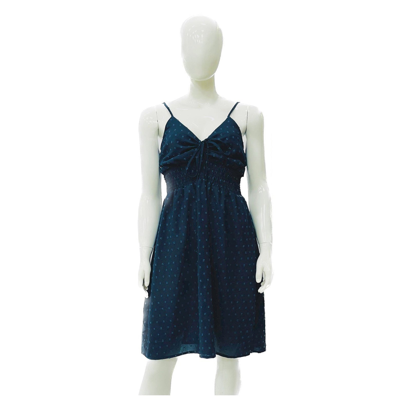 Wholesale Women's Dresses Woven-Cliff Dot Solid Short Dress 6-72-Case S-XL Braelyn NW21