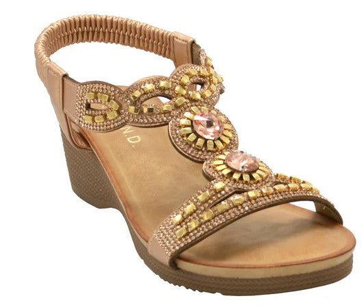 Wholesale Women's Embellished Design Sandals Embellished Harper NG35