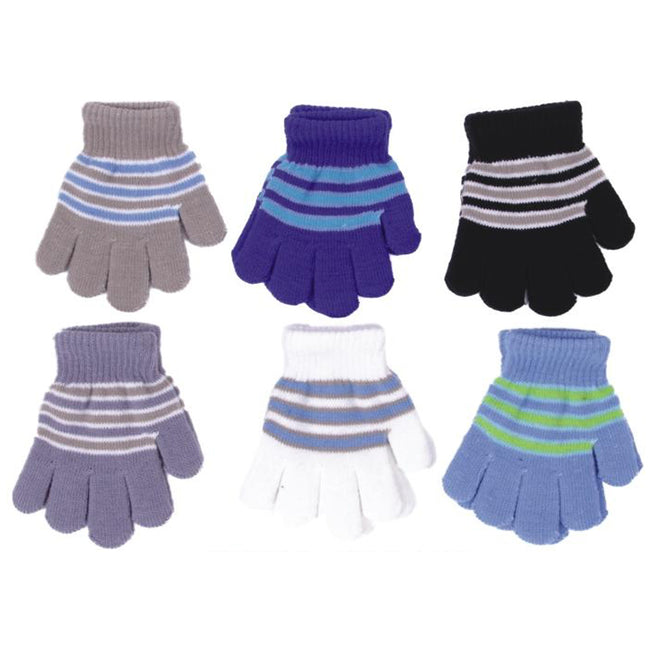 Wholesale Clothing Accessories Boys Med 3 Tone 15Cm GLoves Assorted NQ89