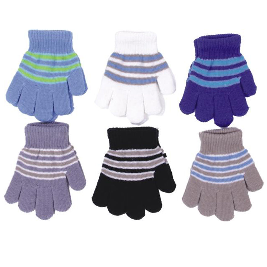 Wholesale Clothing Accessories Boys Med 3 Tone 17Cm Gloves Assorted NQ80