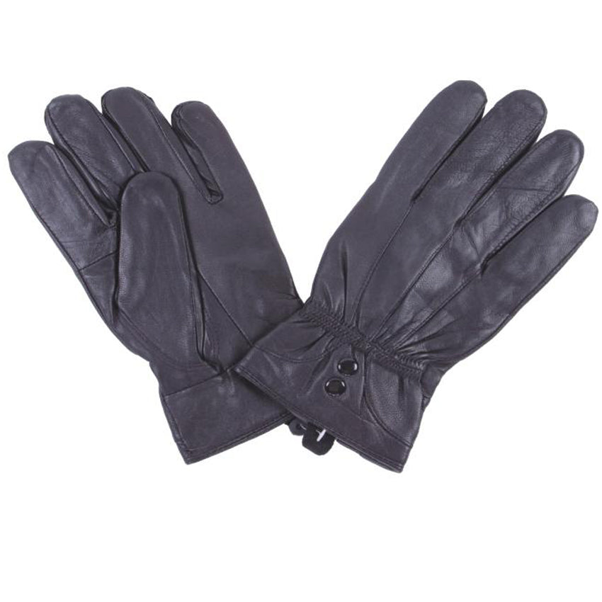 Wholesale Clothing Accessories Ladies Black Leather Gloves Assorted NQ86