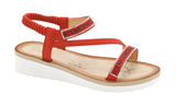 Wholesale Women's Beaded Detail Sandals Wedge Embellished Avery NG31