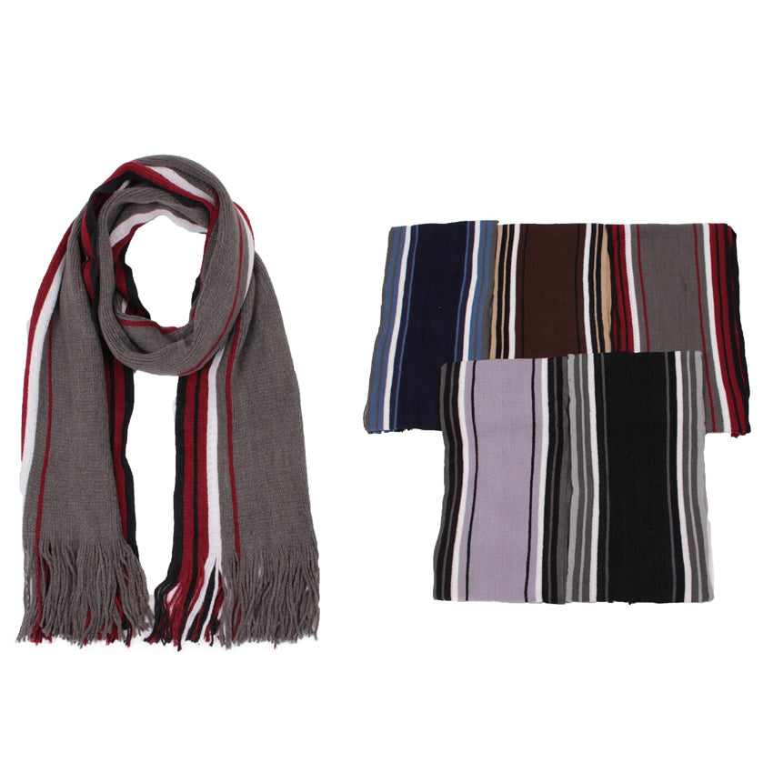 Wholesale Clothing Accessories Men Stripe Scarf Assorted NQ86