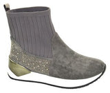Wholesale Women's Sneakers High Top Slip On Trendy Comfortable Women's Shoes Reagan NG37