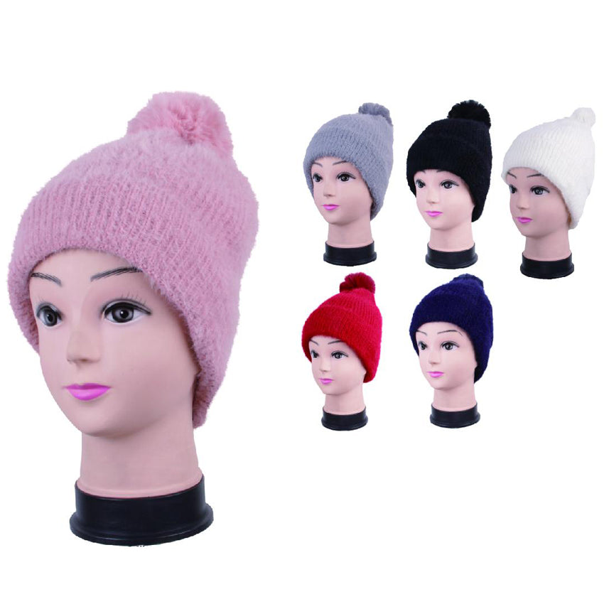 Wholesale Clothing Accessories Mink Hair Winter Hat Velvet Assorted NQ82