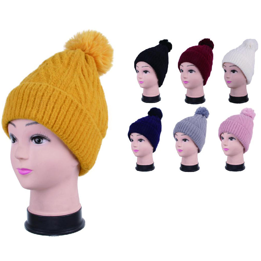 Wholesale Clothing Accessories Mink Hair Winter Hat Velvet Assorted NQ83