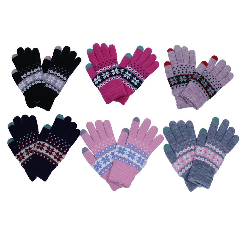 Wholesale Clothing Accessories Ladies Winter Glove Touch Assorted NQ89