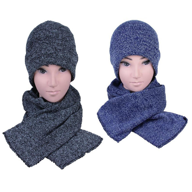 Wholesale Clothing Accessories Men Hat & Scarf Set Assorted NQ85