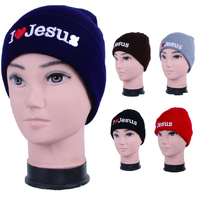Wholesale Clothing Accessories I Love Jesus Hat Assorted NQ82