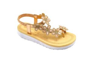 Wholesale Kids Embellished Flat Sandals Lucy NG5K