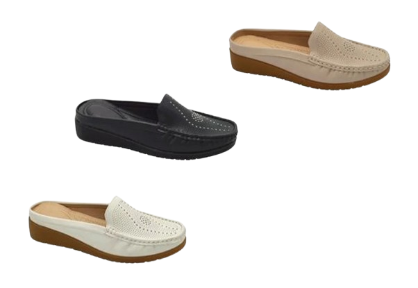 Wholesale Women's Cushioned Moccasin Loafer Flats Hannah NG53