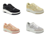 Wholesale Women's Sneakers Lace Up Embellished Trendy Comfortable Women's Shoes Ariana NG11