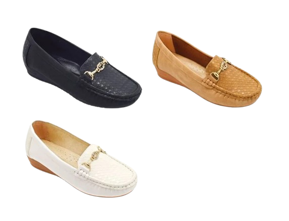 Wholesale Women's Loafer Shoes with Moccasin Stitch Lucy NG61