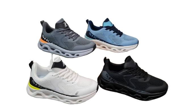 Wholesale Men's Shoes Lace-Up Sneakers for Running Casual Martin NPE63