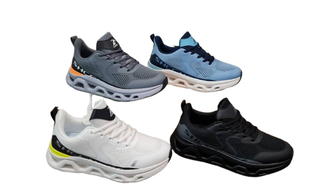 Wholesale Men's Shoes Soccer-Style Lace-Up Sneaker Runners Anthony NPEC5