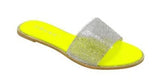 Wholesale Women's Trendy Sandals Flat Embellished Abigail NGG7