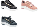 Wholesale Women's Sneakers Lace Up Trendy Comfortable Women's Shoes Mckenzie NG76