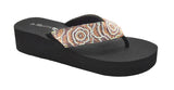 Wholesale Women's EVA Slippers with Glitter Finish Scarlett NG83