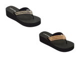 Wholesale Women's Trendy EVA Embellished Slippers Lily NG85