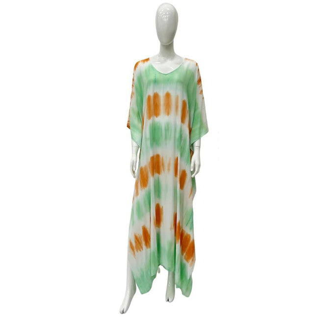 Wholesale Women's Dresses Rayon Tie Dye Long Over Size Dress 140Gms Asst 3C 6-36-Case S-M-L-Xl Hana NWa9