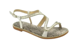 Wholesale Women's Sparkle Strap Sandals Flat Embellished Mia NG33