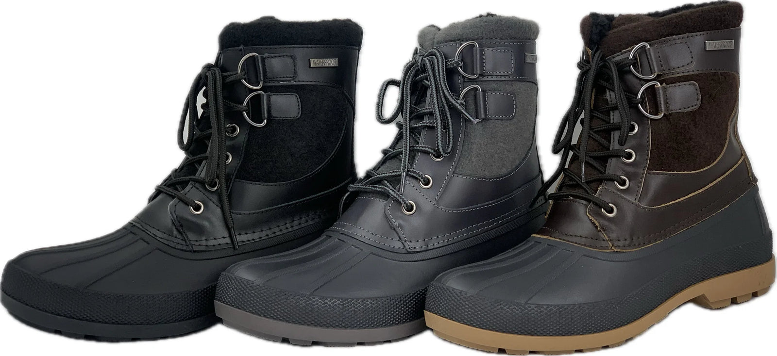 Wholesale Men's Snow Leather Waterproof Work Safety Shoes Nese