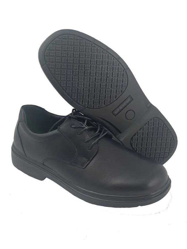 Wholesale Men's Leather Oil Slip Resistant Kitchen Waterproof Work Shoes NE92