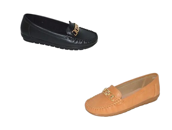 Wholesale Women's Soft Insole Moccasin Loafers Ellie NG90