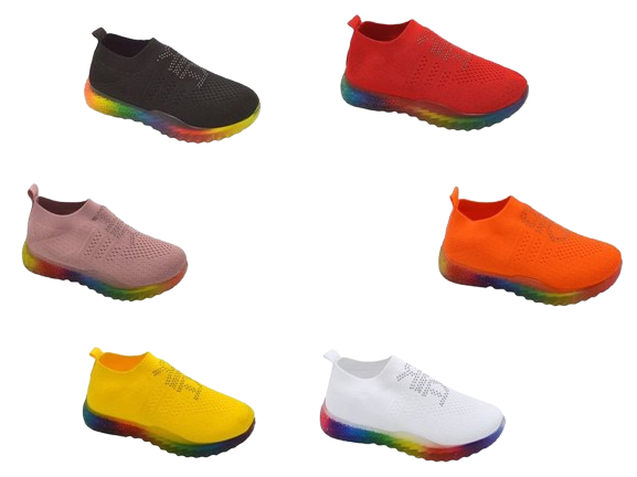Wholesale Women's Sneakers Slip On Shoes Stylish Comfortable Footwear Vivian NGa6