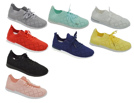 Wholesale Women's Sneakers Lace Up Trendy Comfortable Women's Shoes Gabriella NGA3
